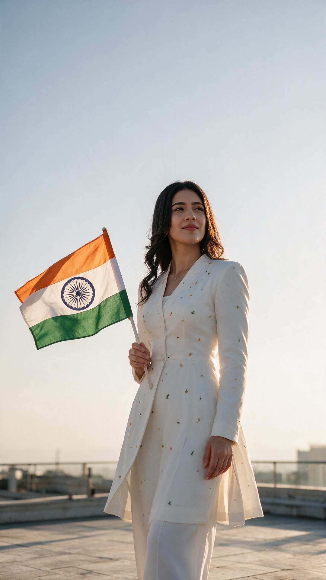 A powerful hyper-realistic Indian Independence Da...